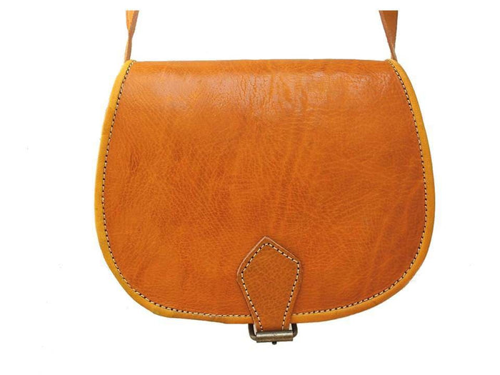 Saddle Bag - Small - Orange - Moroccan Corridor