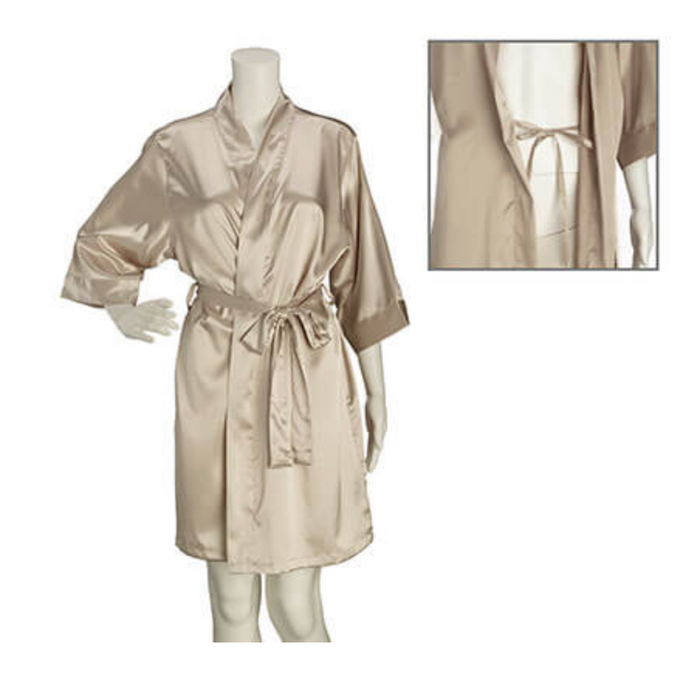 Satin Maid Of Honor Robe