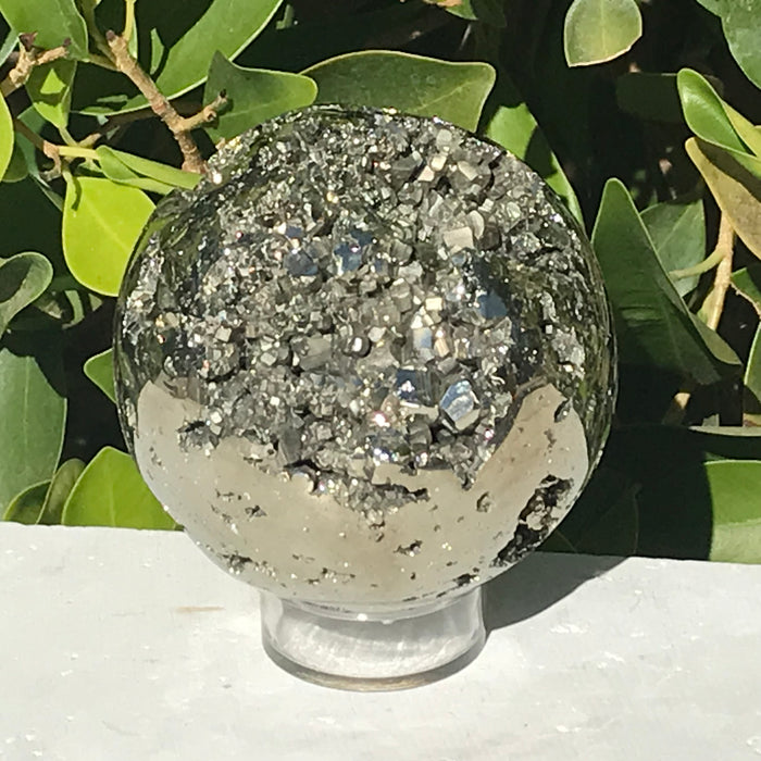 Shiny Peruvian Pyrite Sphere
