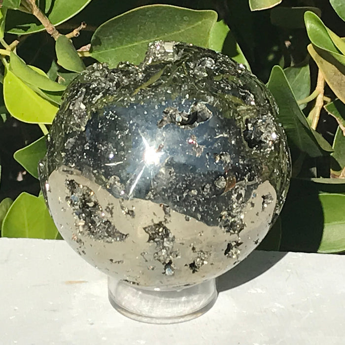 Shiny Peruvian Pyrite Sphere
