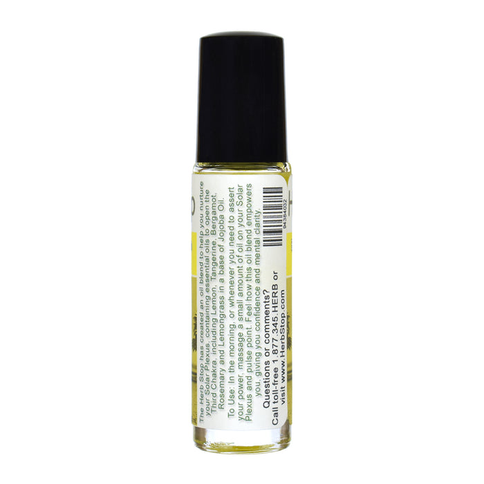 Solar Plexus Chakra Aromatherapy Roll-On - Back