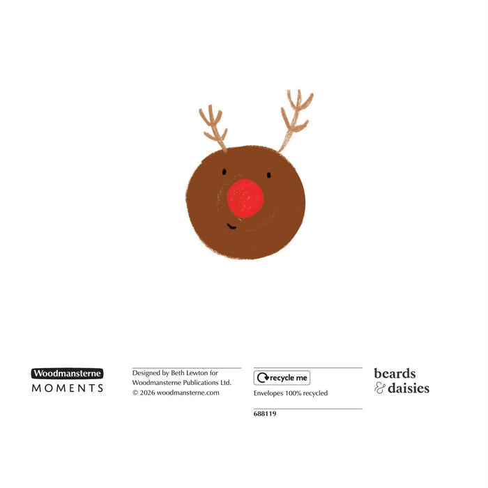 Son Reindeer Christmas Card