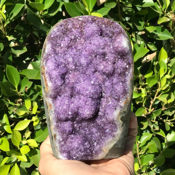 Spherical Amethyst Faced Freeform