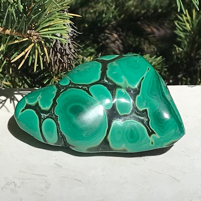 Spherical Patterned Malachite
