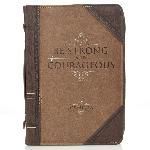 Strong and Courageous, Joshua 1:9 Bible Cover: Medium size