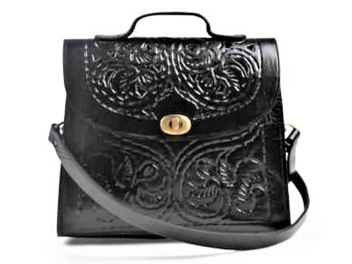 Top Handle Bag - Black - Creation of Marrakesh