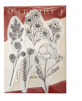 Wildflower Stems Embroidery Patterns - Stick and Stitch Floral Embroidery -- MCreativeJ