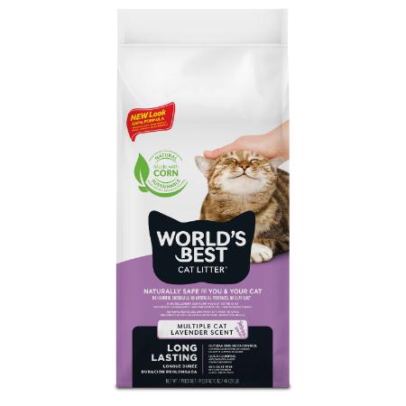 Worlds Best Lavender Multi Cat Litter 28lbs